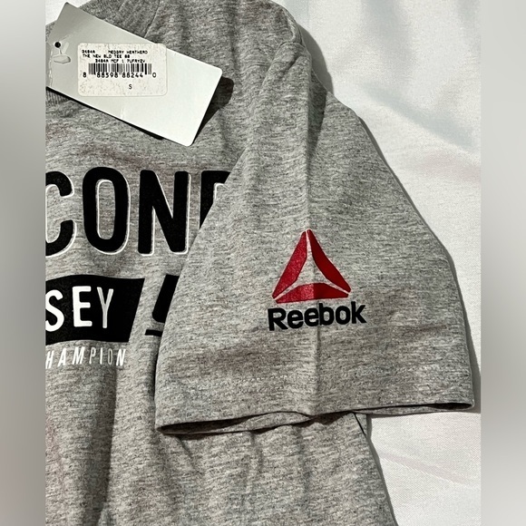 Reebok‎ UFC Ronda Rousey 34 seconds champion T-Shirt unisex size small gray - Picture 10 of 10
